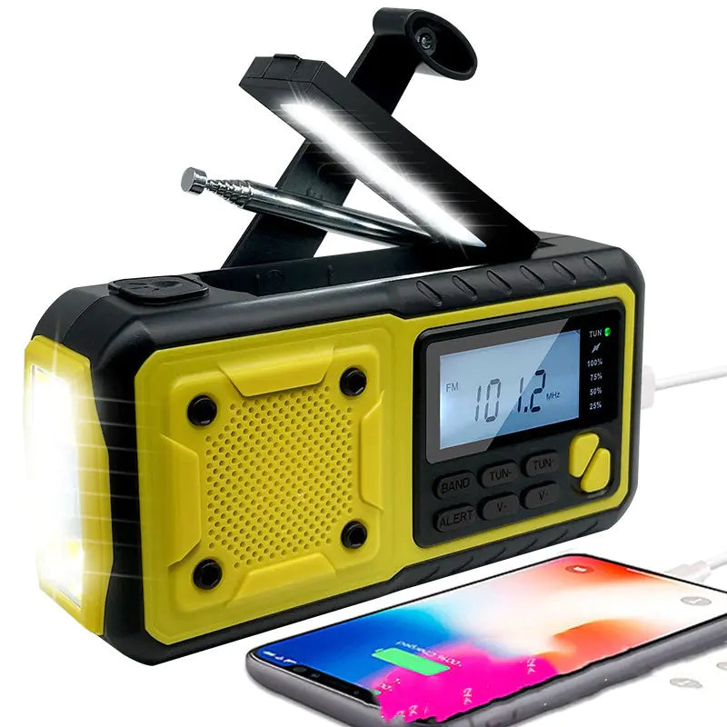 Solar Emergency Hand-Crank Radio
