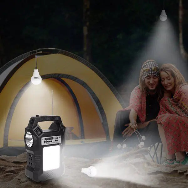 Portable Solar Power Station Rechargeable Backup Power Bank