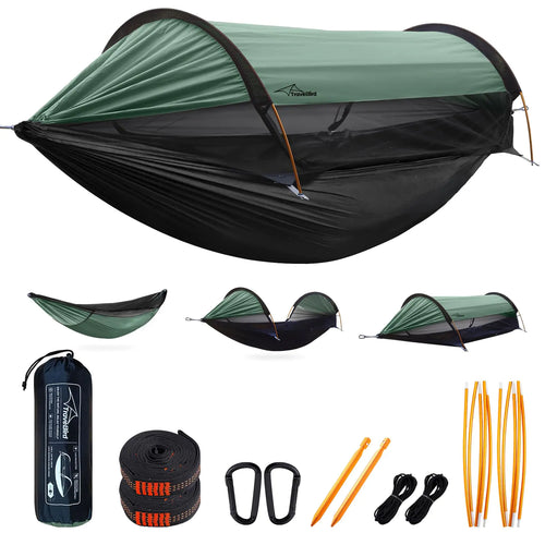 Camping Hammock Tent with Mosquito Net and Sunshade Extra large