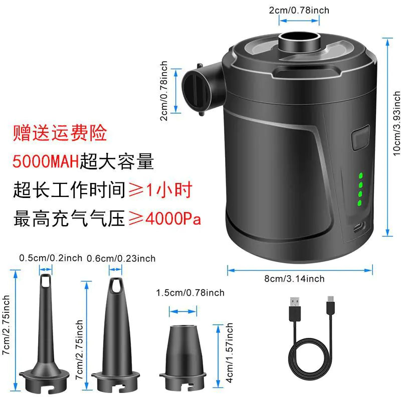 Portable Electric Air Pump for Tents and Inflatables